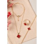 Fashion, accesorii si bijuterii - Femei - Bijuterii femei - Coliere femei - Set colier, brățară/inel metal Heliophilia, metal, auriu, 410ELK1522 - Infinity.ro