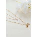 Fashion, accesorii si bijuterii - Femei - Bijuterii femei - Coliere femei - Colier Heliophilia, alamă, 50 cm, auriu, 511AUR1655 - Infinity.ro