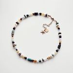 Fashion, accesorii si bijuterii - Femei - Bijuterii femei - Coliere femei - Colier oțel Heliophilia, oțel inoxidabil, 36 cm, multicolor, 333ORN1189 - Infinity.ro
