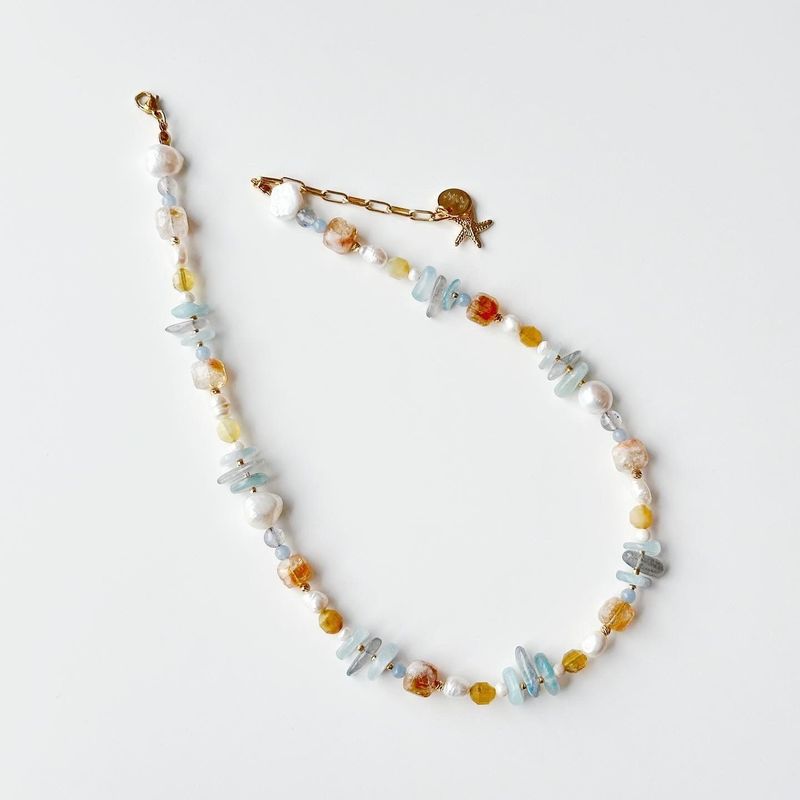 Fashion, accesorii si bijuterii - Femei - Bijuterii femei - Coliere femei - Colier oțel Heliophilia, oțel inoxidabil, 37 cm, multicolor, 333ORN1168 - Infinity.ro
