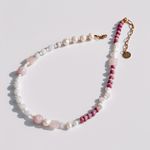 Fashion, accesorii si bijuterii - Femei - Bijuterii femei - Coliere femei - Colier oțel Heliophilia, oțel inoxidabil, 36 cm, multicolor, 333ORN1225 - Infinity.ro