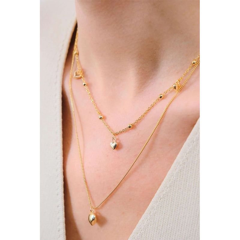 Fashion, accesorii si bijuterii - Femei - Bijuterii femei - Coliere femei - Colier Heliophilia, alamă, 55 cm, auriu, 511AUR1656 - Infinity.ro