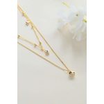 Fashion, accesorii si bijuterii - Femei - Bijuterii femei - Coliere femei - Colier Heliophilia, alamă, 55 cm, auriu, 511AUR1656 - Infinity.ro