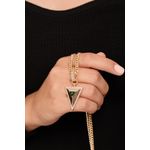 Fashion, accesorii si bijuterii - Femei - Bijuterii femei - Coliere femei - Colier metal Heliophilia, metal, verde, 410ELK1778 - Infinity.ro