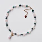Fashion, accesorii si bijuterii - Femei - Bijuterii femei - Coliere femei - Colier oțel Heliophilia, oțel inoxidabil, 36 cm, multicolor, 333ORN1218 - Infinity.ro