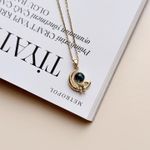 Fashion, accesorii si bijuterii - Femei - Bijuterii femei - Coliere femei - Colier oțel Heliophilia, oțel inoxidabil, 45 cm, sky albastru/auriu, 426OPL1114 - Infinity.ro