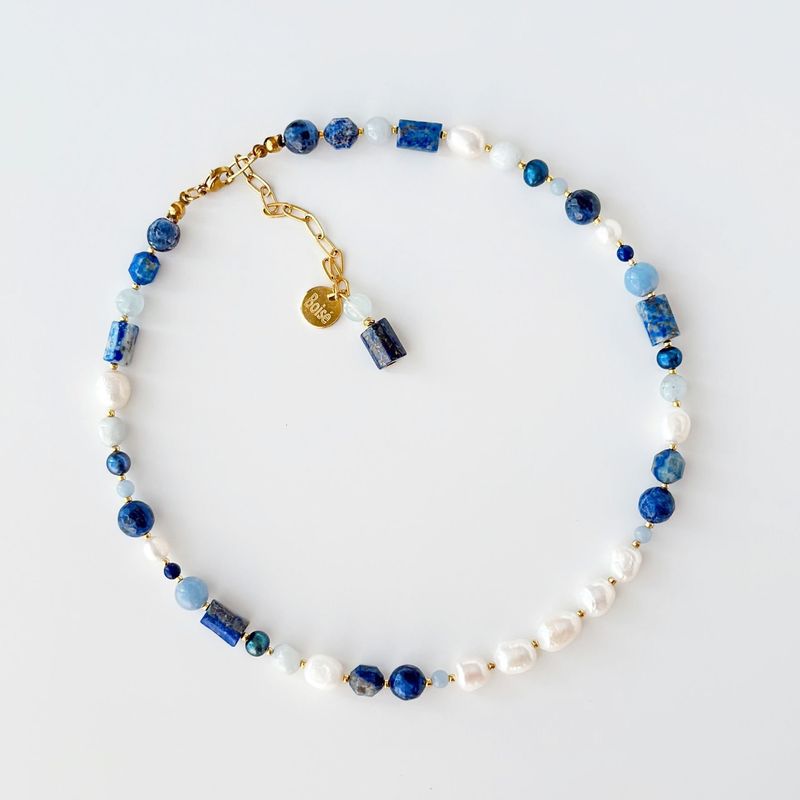 Fashion, accesorii si bijuterii - Femei - Bijuterii femei - Coliere femei - Colier oțel Heliophilia, oțel inoxidabil, 36 cm, multicolor, 333ORN1195 - Infinity.ro