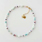 Fashion, accesorii si bijuterii - Femei - Bijuterii femei - Coliere femei - Colier oțel Heliophilia, oțel inoxidabil, 36 cm, multicolor, 333ORN1222 - Infinity.ro