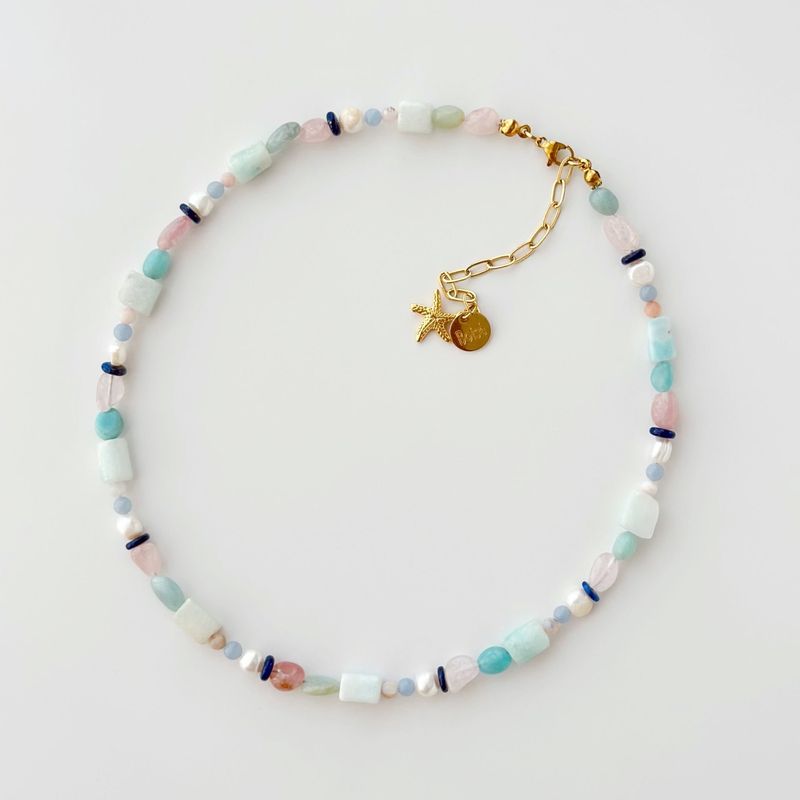 Fashion, accesorii si bijuterii - Femei - Bijuterii femei - Coliere femei - Colier oțel Heliophilia, oțel inoxidabil, 36 cm, multicolor, 333ORN1222 - Infinity.ro