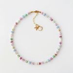 Fashion, accesorii si bijuterii - Femei - Bijuterii femei - Coliere femei - Colier oțel Heliophilia, oțel inoxidabil, 36 cm, multicolor, 333ORN1199 - Infinity.ro