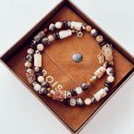 Fashion, accesorii si bijuterii - Femei - Bijuterii femei - Coliere femei - Colier oțel Heliophilia, oțel inoxidabil, 36 cm, multicolor, 333ORN1193 - Infinity.ro