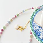 Fashion, accesorii si bijuterii - Femei - Bijuterii femei - Coliere femei - Colier oțel Heliophilia, oțel inoxidabil, 36 cm, multicolor, 333ORN1199 - Infinity.ro