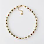 Fashion, accesorii si bijuterii - Femei - Bijuterii femei - Coliere femei - Colier oțel Heliophilia, oțel inoxidabil, 36 cm, multicolor, 333ORN1221 - Infinity.ro