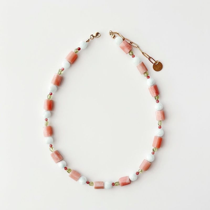 Fashion, accesorii si bijuterii - Femei - Bijuterii femei - Coliere femei - Colier oțel Heliophilia, oțel inoxidabil, 36 cm, multicolor, 333ORN1219 - Infinity.ro