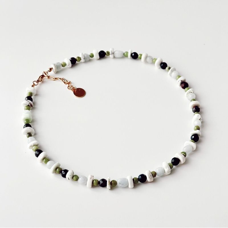 Fashion, accesorii si bijuterii - Femei - Bijuterii femei - Coliere femei - Colier oțel Heliophilia, oțel inoxidabil, 36 cm, multicolor, 333ORN1190 - Infinity.ro