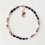 Fashion, accesorii si bijuterii - Femei - Bijuterii femei - Coliere femei - Colier oțel Heliophilia, oțel inoxidabil, 36 cm, multicolor, 333ORN1192 - Infinity.ro