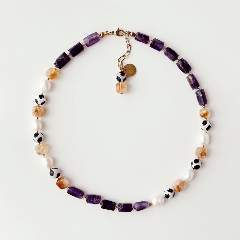 Fashion, accesorii si bijuterii - Femei - Bijuterii femei - Coliere femei - Colier oțel Heliophilia, oțel inoxidabil, 36 cm, multicolor, 333ORN1192 - Infinity.ro