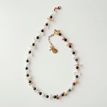 Fashion, accesorii si bijuterii - Femei - Bijuterii femei - Coliere femei - Colier oțel Heliophilia, oțel inoxidabil, 36 cm, multicolor, 333ORN1191 - Infinity.ro