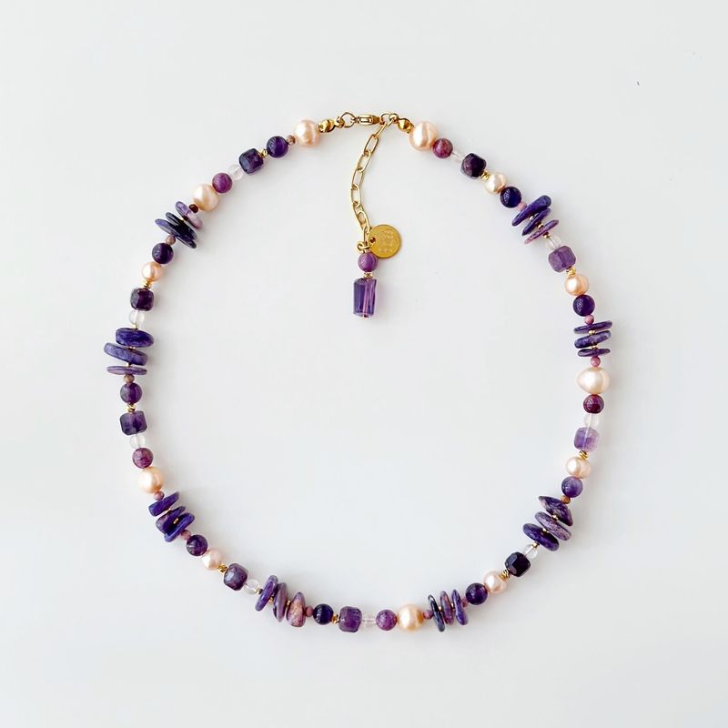 Fashion, accesorii si bijuterii - Femei - Bijuterii femei - Coliere femei - Colier oțel Heliophilia, oțel inoxidabil, 36 cm, multicolor, 333ORN1197 - Infinity.ro