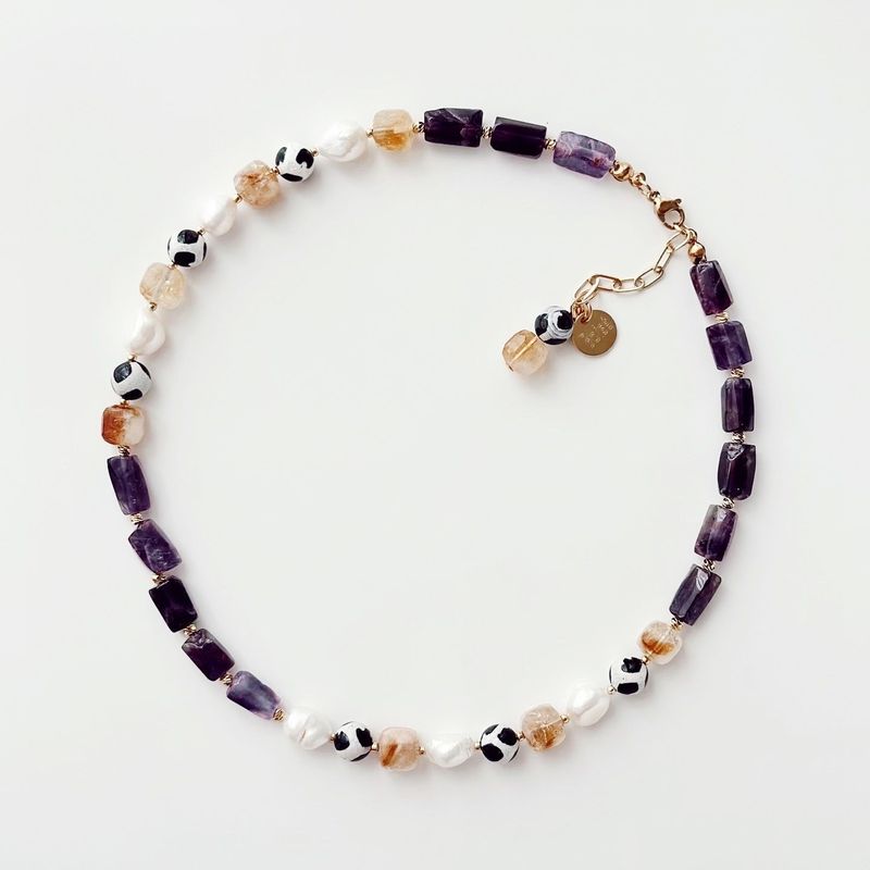 Fashion, accesorii si bijuterii - Femei - Bijuterii femei - Coliere femei - Colier oțel Heliophilia, oțel inoxidabil, 36 cm, multicolor, 333ORN1192 - Infinity.ro