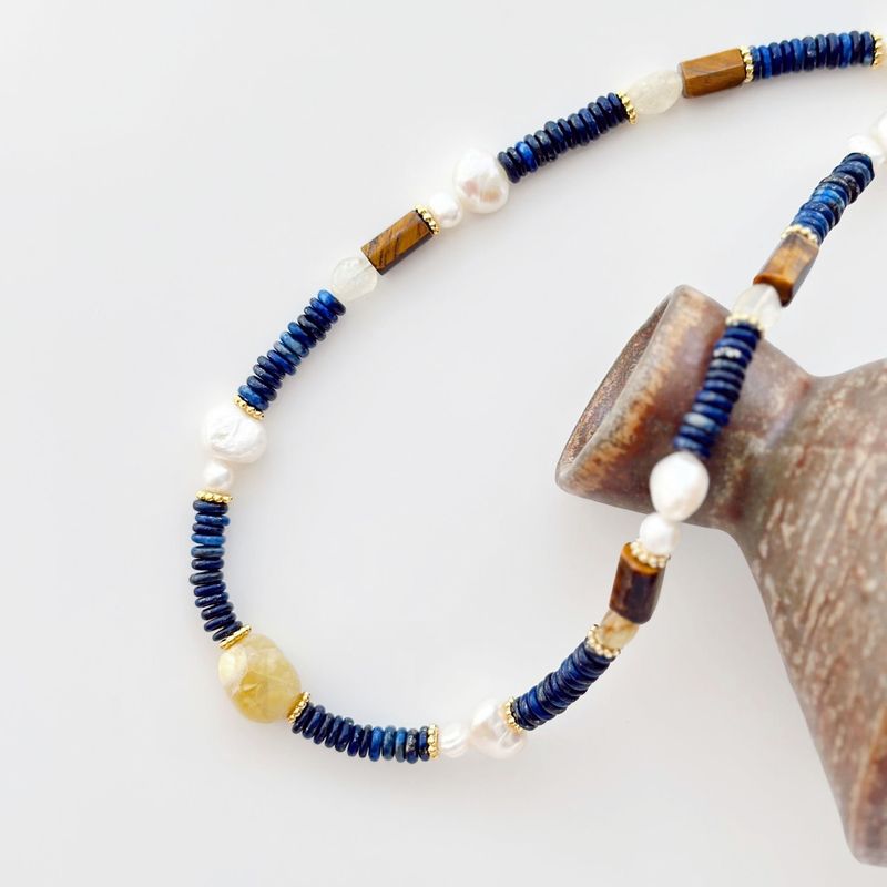 Fashion, accesorii si bijuterii - Femei - Bijuterii femei - Coliere femei - Colier oțel Heliophilia, oțel inoxidabil, 36 cm, multicolor, 333ORN1196 - Infinity.ro