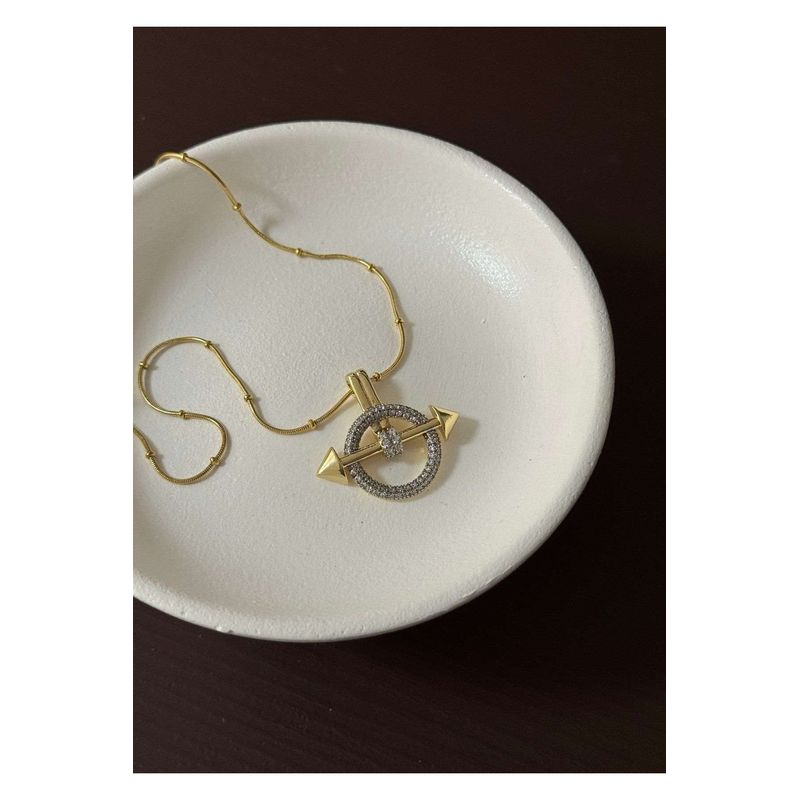 Fashion, accesorii si bijuterii - Femei - Bijuterii femei - Coliere femei - Colier oțel Heliophilia, oțel, auriu, 600KNS2167 - Infinity.ro