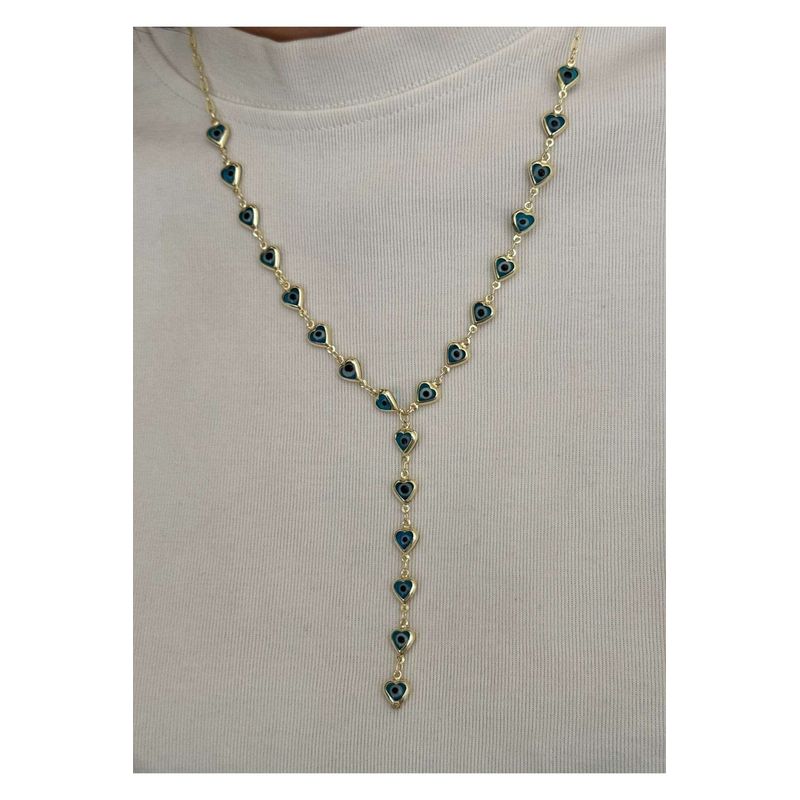 Fashion, accesorii si bijuterii - Femei - Bijuterii femei - Coliere femei - Colier Heliophilia, alamă, albastru, 600KNS2133 - Infinity.ro