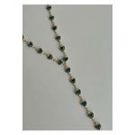 Fashion, accesorii si bijuterii - Femei - Bijuterii femei - Coliere femei - Colier Heliophilia, alamă, albastru, 600KNS2133 - Infinity.ro