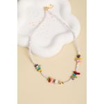 Fashion, accesorii si bijuterii - Femei - Bijuterii femei - Coliere femei - Colier metal Heliophilia, metal, multicolor, 410ELK1751 - Infinity.ro
