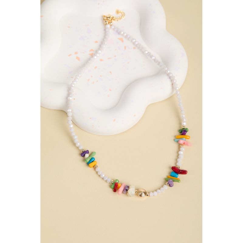 Fashion, accesorii si bijuterii - Femei - Bijuterii femei - Coliere femei - Colier metal Heliophilia, metal, multicolor, 410ELK1751 - Infinity.ro