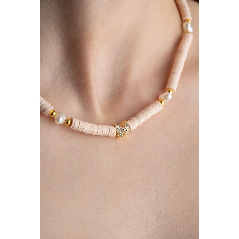 Fashion, accesorii si bijuterii - Femei - Bijuterii femei - Coliere femei - Colier Heliophilia, metal, multicolor, 906BRN1106 - Infinity.ro