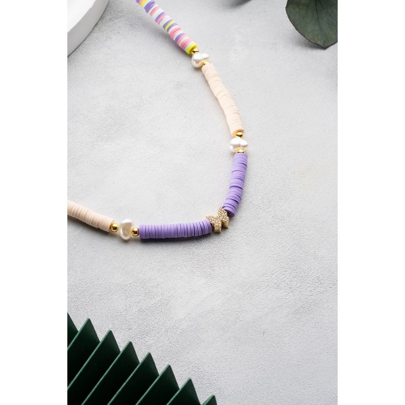 Fashion, accesorii si bijuterii - Femei - Bijuterii femei - Coliere femei - Colier Heliophilia, metal, multicolor, 906BRN1108 - Infinity.ro