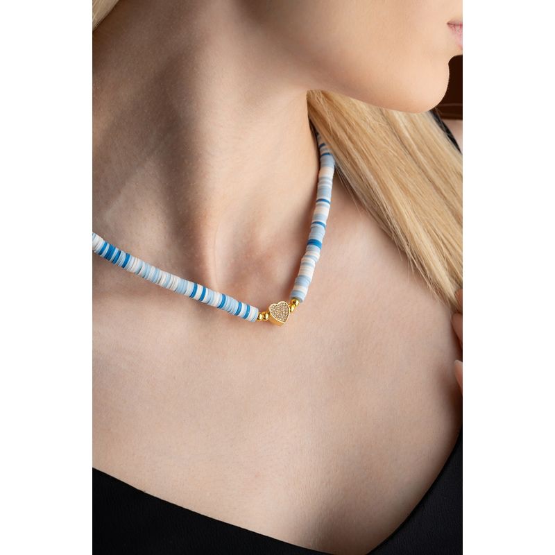 Fashion, accesorii si bijuterii - Femei - Bijuterii femei - Coliere femei - Colier Heliophilia, metal, multicolor, 906BRN1103 - Infinity.ro