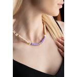 Fashion, accesorii si bijuterii - Femei - Bijuterii femei - Coliere femei - Colier Heliophilia, metal, multicolor, 906BRN1108 - Infinity.ro