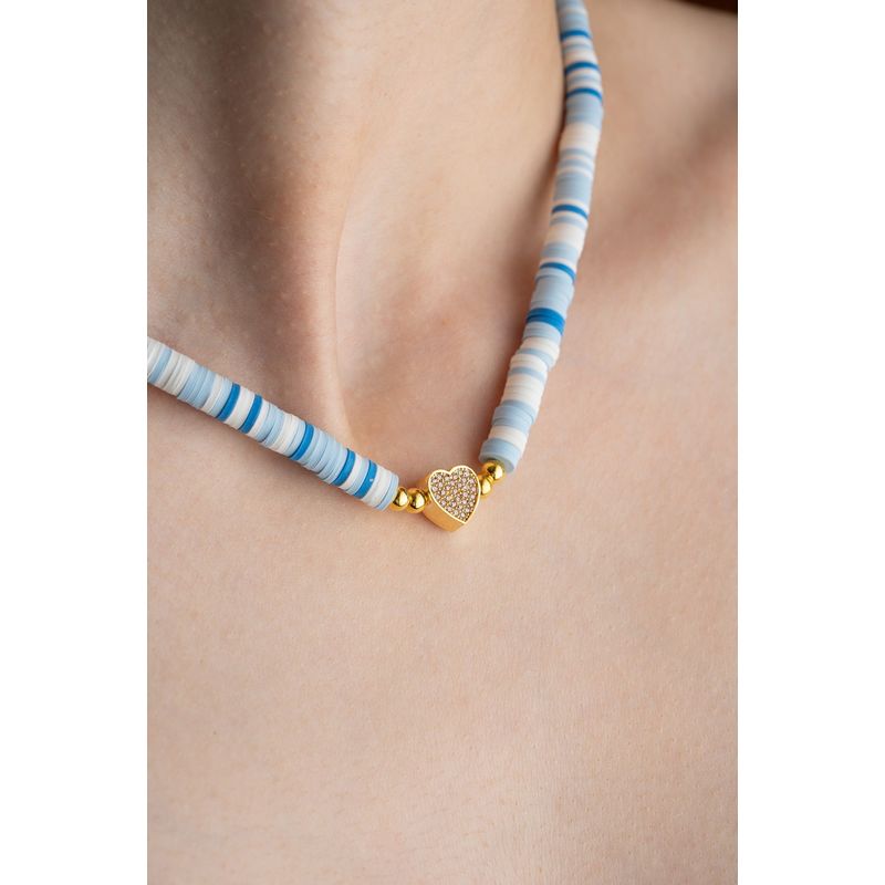 Fashion, accesorii si bijuterii - Femei - Bijuterii femei - Coliere femei - Colier Heliophilia, metal, multicolor, 906BRN1103 - Infinity.ro