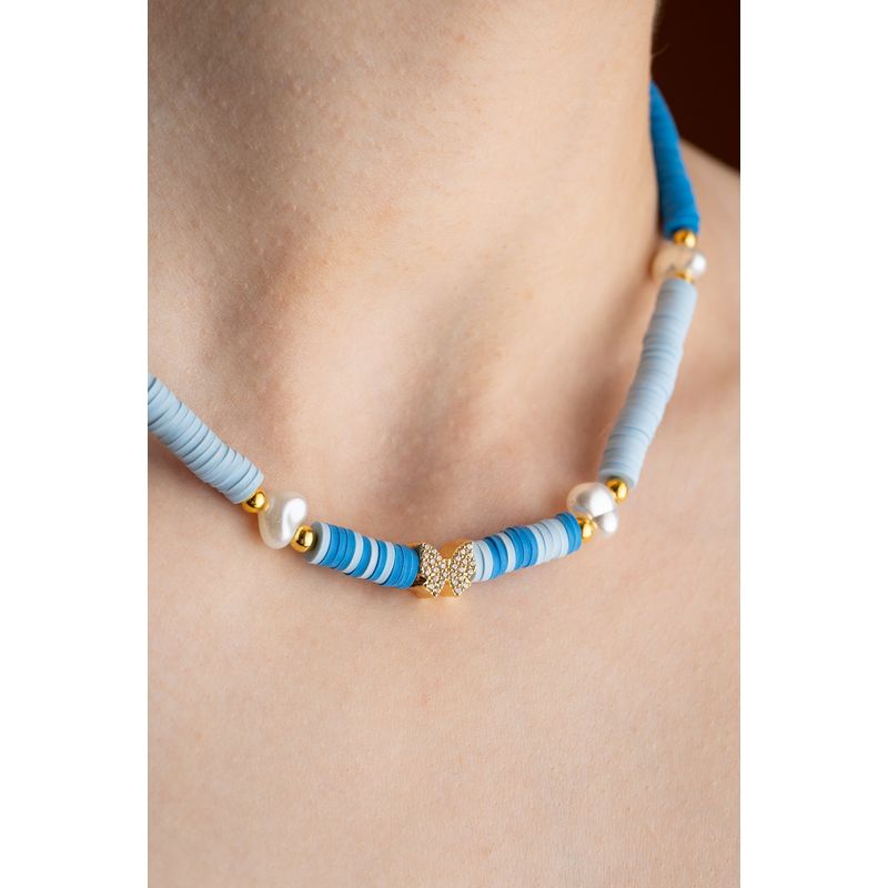 Fashion, accesorii si bijuterii - Femei - Bijuterii femei - Coliere femei - Colier Heliophilia, metal, multicolor, 906BRN1104 - Infinity.ro