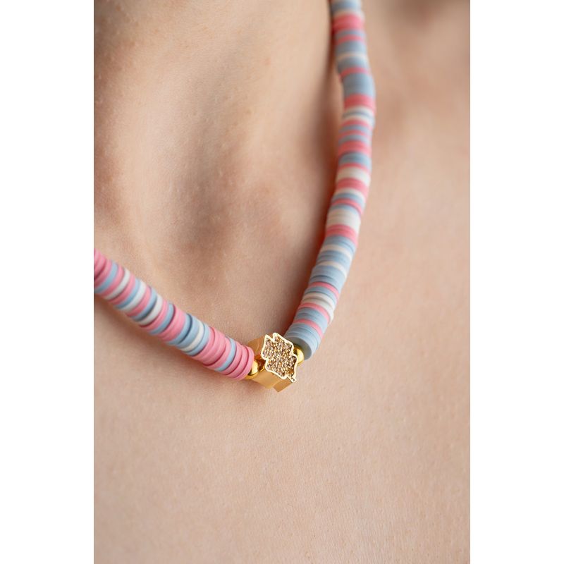 Fashion, accesorii si bijuterii - Femei - Bijuterii femei - Coliere femei - Colier Heliophilia, metal, multicolor, 906BRN1101 - Infinity.ro