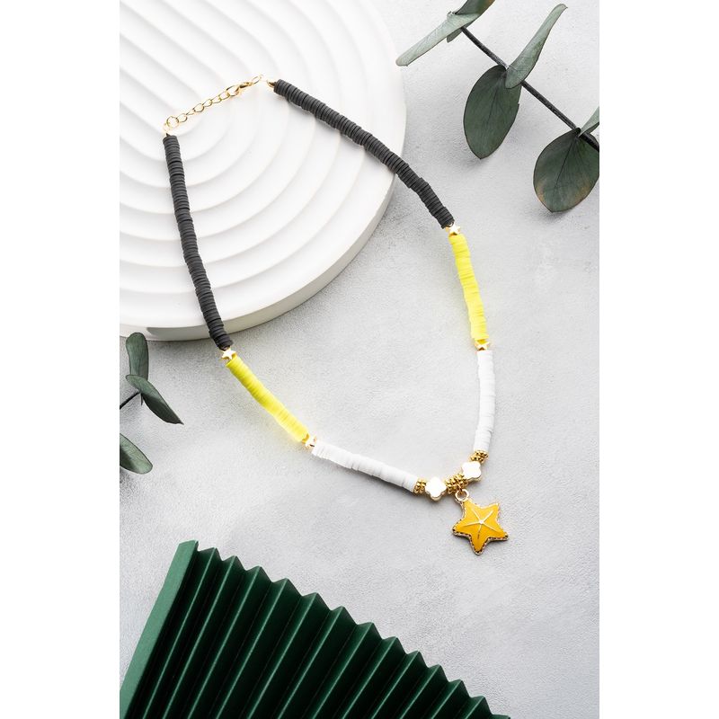 Fashion, accesorii si bijuterii - Femei - Bijuterii femei - Coliere femei - Colier Heliophilia, metal, multicolor, 906BRN1109 - Infinity.ro