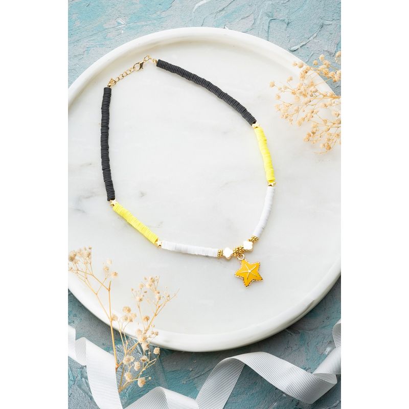 Fashion, accesorii si bijuterii - Femei - Bijuterii femei - Coliere femei - Colier Heliophilia, metal, multicolor, 906BRN1109 - Infinity.ro