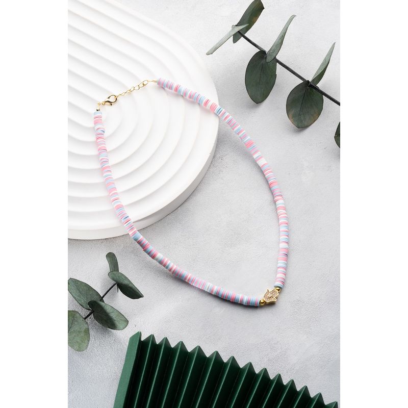 Fashion, accesorii si bijuterii - Femei - Bijuterii femei - Coliere femei - Colier Heliophilia, metal, multicolor, 906BRN1117 - Infinity.ro