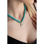 Fashion, accesorii si bijuterii - Femei - Bijuterii femei - Coliere femei - Colier Heliophilia, metal, multicolor, 906BRN1105 - Infinity.ro