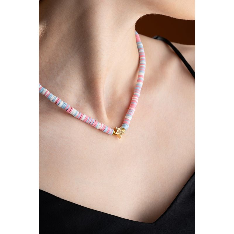 Fashion, accesorii si bijuterii - Femei - Bijuterii femei - Coliere femei - Colier Heliophilia, metal, multicolor, 906BRN1115 - Infinity.ro