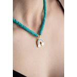 Fashion, accesorii si bijuterii - Femei - Bijuterii femei - Coliere femei - Colier Heliophilia, metal, multicolor, 906BRN1105 - Infinity.ro