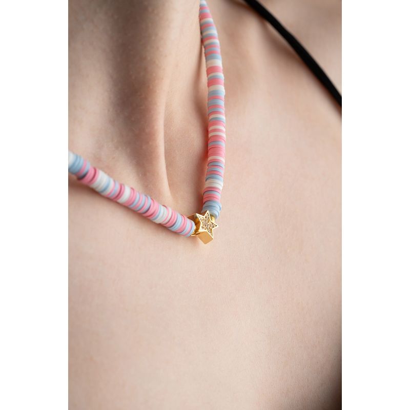 Fashion, accesorii si bijuterii - Femei - Bijuterii femei - Coliere femei - Colier Heliophilia, metal, multicolor, 906BRN1115 - Infinity.ro