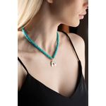 Fashion, accesorii si bijuterii - Femei - Bijuterii femei - Coliere femei - Colier Heliophilia, metal, multicolor, 906BRN1105 - Infinity.ro