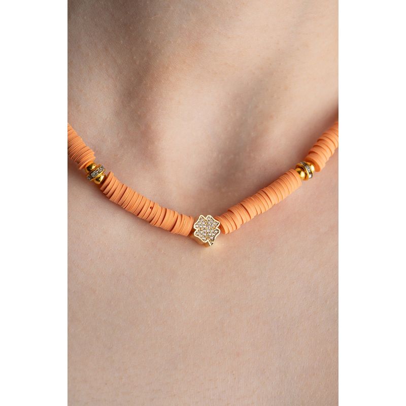 Fashion, accesorii si bijuterii - Femei - Bijuterii femei - Coliere femei - Colier Heliophilia, metal, multicolor, 906BRN1107 - Infinity.ro