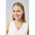 Fashion, accesorii si bijuterii - Femei - Bijuterii femei - Coliere femei - Colier Heliophilia, alamă, 45 cm, auriu, 511AUR1496 - Infinity.ro