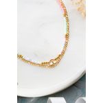 Fashion, accesorii si bijuterii - Femei - Bijuterii femei - Coliere femei - Colier Heliophilia, metal, multicolor, 906BRN1110 - Infinity.ro