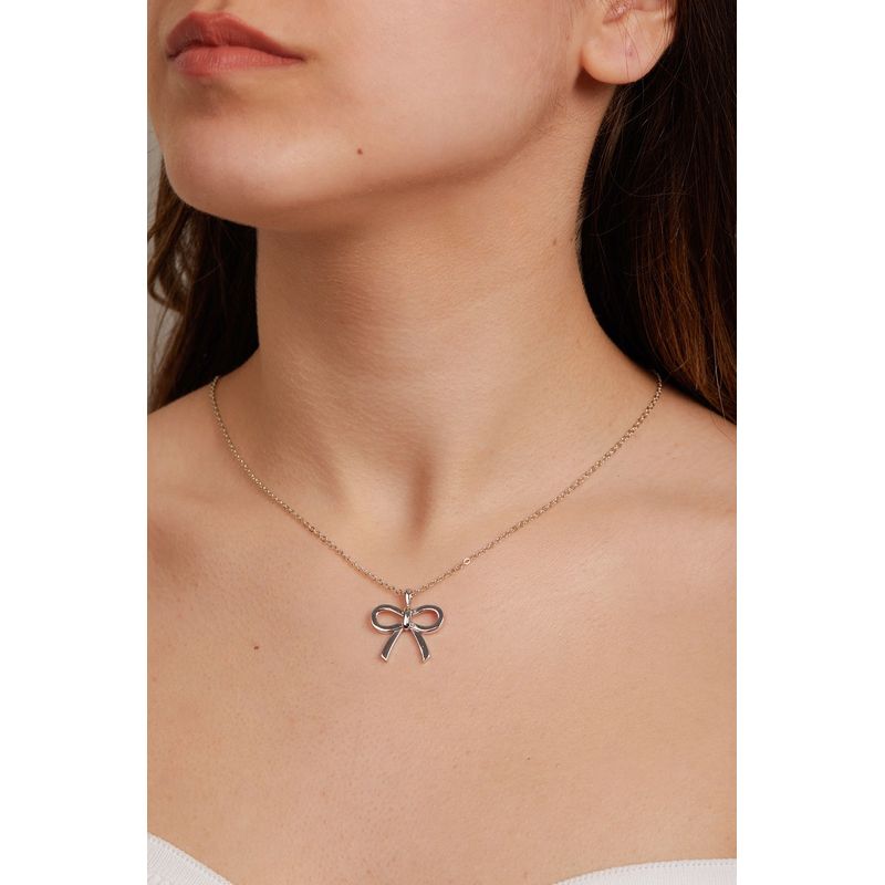 Fashion, accesorii si bijuterii - Femei - Bijuterii femei - Coliere femei - Colier metal Heliophilia, metal, argintiu, 410ELK1621 - Infinity.ro