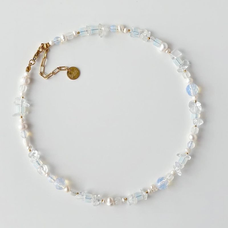 Fashion, accesorii si bijuterii - Femei - Bijuterii femei - Coliere femei - Colier oțel Heliophilia, oțel inoxidabil, 37 cm, multicolor, 333ORN1170 - Infinity.ro